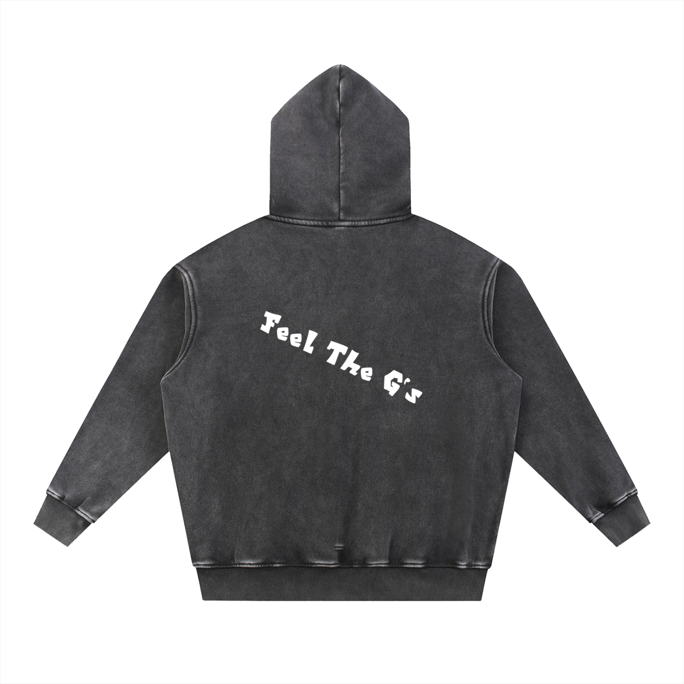 Snow Wash Fleece Oversize Hoodie