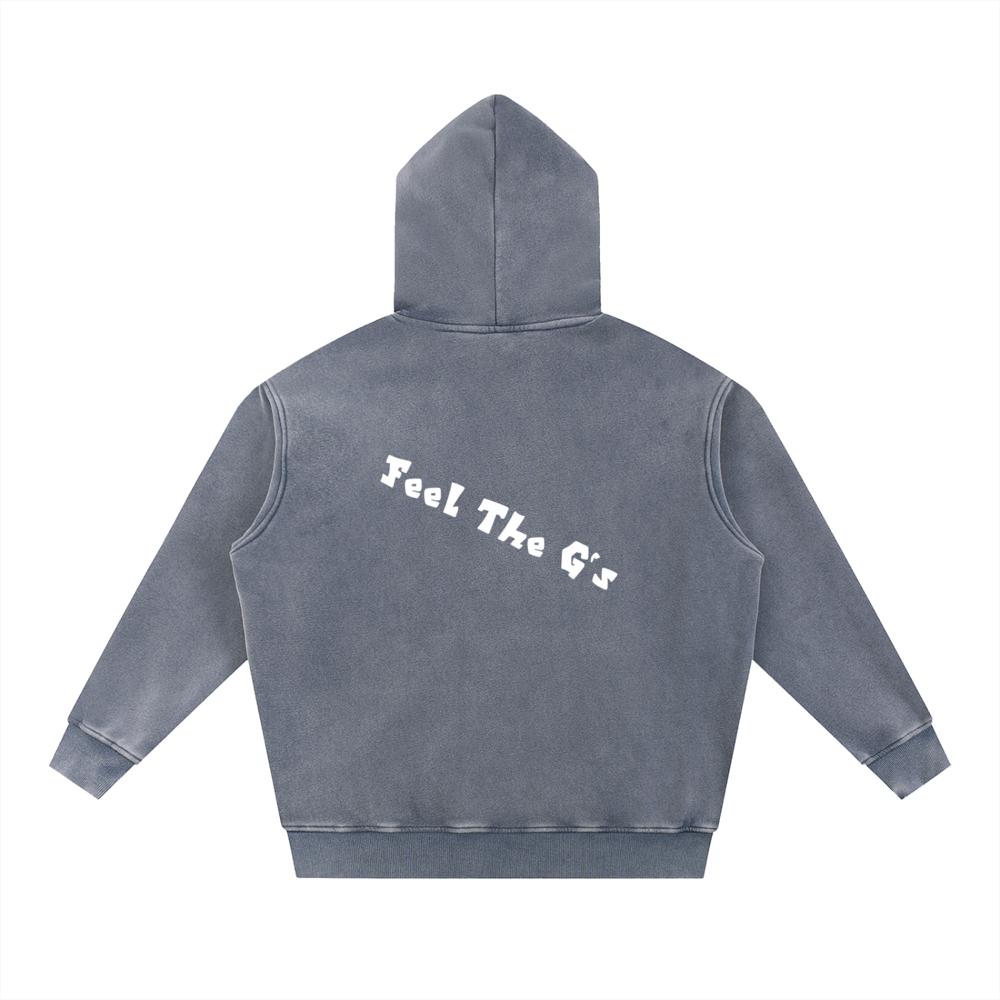 Snow Wash Fleece Oversize Hoodie